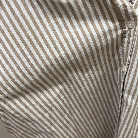 American eagle oversized striped button up - Picture 2 of 2